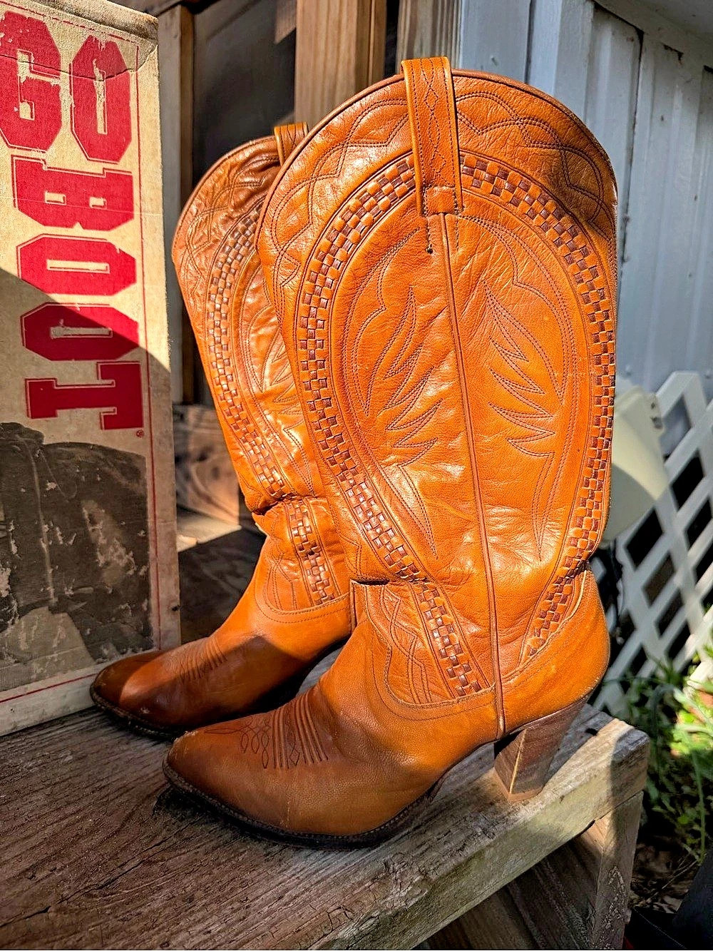 Dan Post Liberty American Flag Western Boots Leather Boots